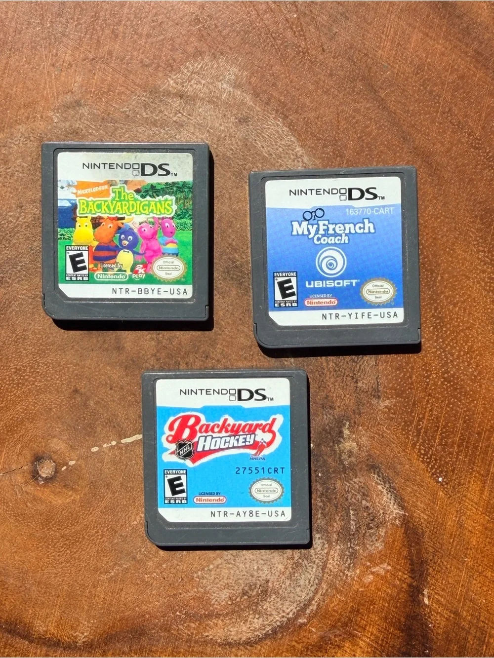 Nintendo DS Cartridges Trio lot